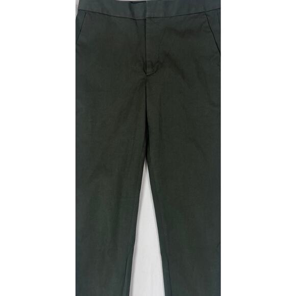 Banana Republic Factory High Rise Slim Fit Size 6 Dark Green - Picture 2 of 8